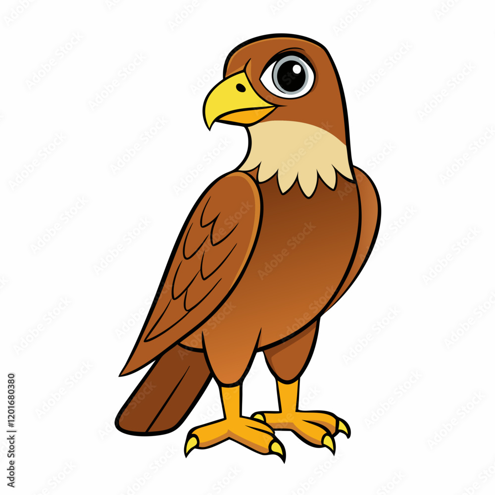 eagle on a branch hawk