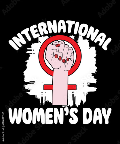 International womens day T Shirt Design