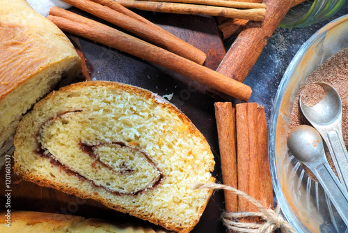 Making Cinnamon Swirl Bread. A cozy day of making and rolling out cinnamon bread to go with breakfast for the week.