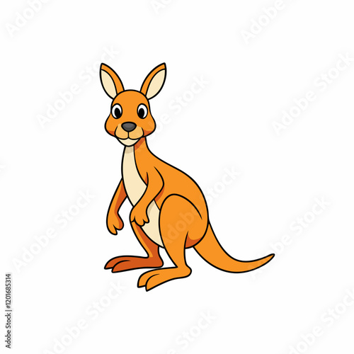 kangaroo cartoon illustration