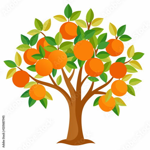 orange tree with fruits