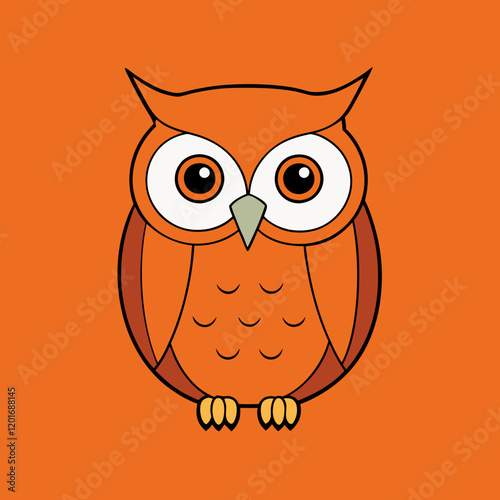 owl on white