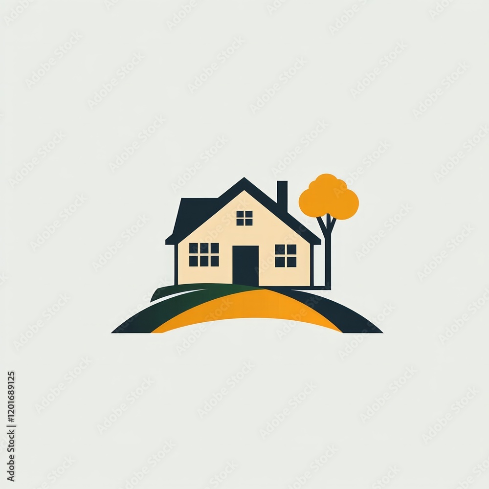 pictorial logo of a house, simple. pictorial logo of a house, simple.