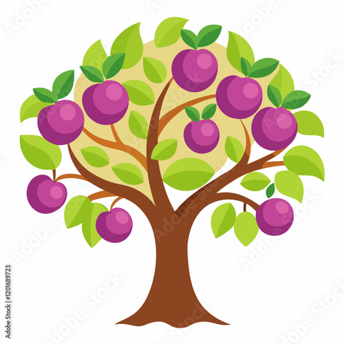 vector illustration of a tree