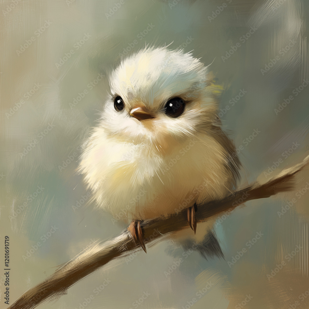 Fototapeta premium bird on a branch