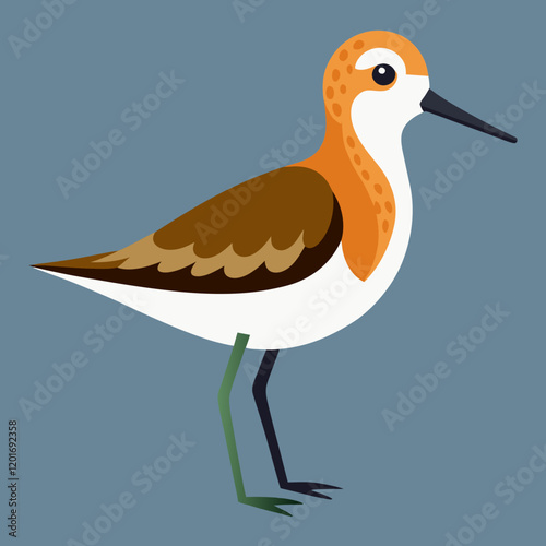 illustration of a sandpiper