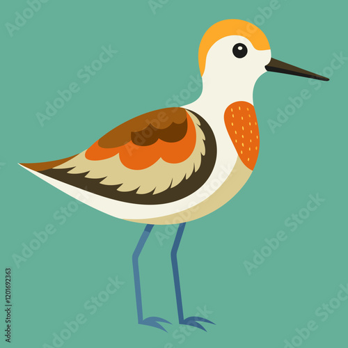 illustration of a sandpiper