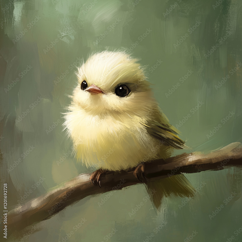 Fototapeta premium bird on a branch