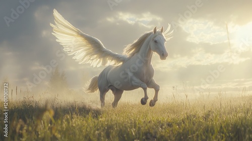 realistic pegasus scene