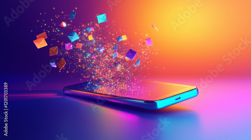 phone with screen on the screen