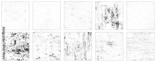 Distress overlay texture. Surface dust and rough dirty wall background concept. grunge textures set. background. vector illustration. 