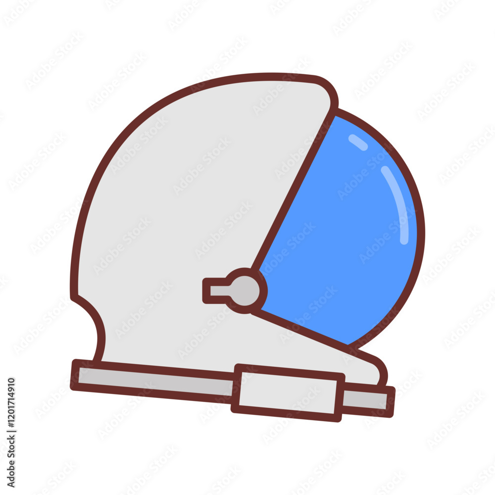 Space Helmet Filled Icons , Vector illustration Space Helmet Filled Icons , Vector illustration