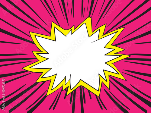 flat design comic style background pop art