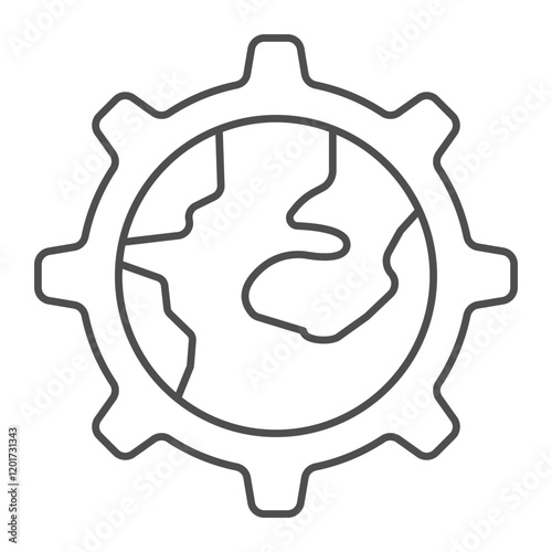 International  thinline icon , vector, pixel perfect, illustrator file 
  photo