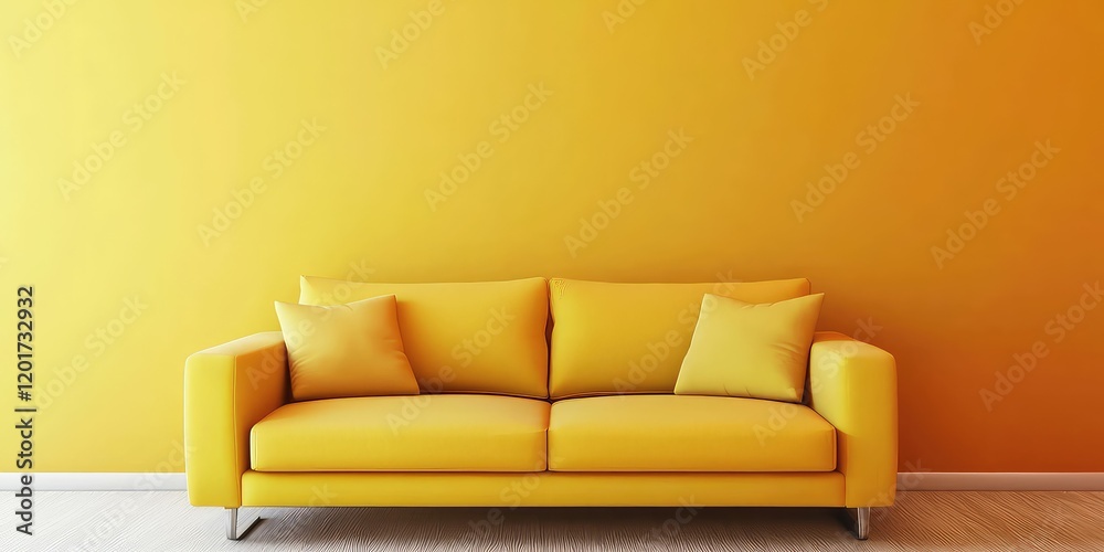 A sleek and minimalist sofa set in a bright and modern living room. A sleek and minimalist sofa set in a bright and modern living room.