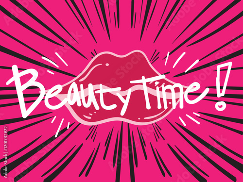 flat design comic style background pop art