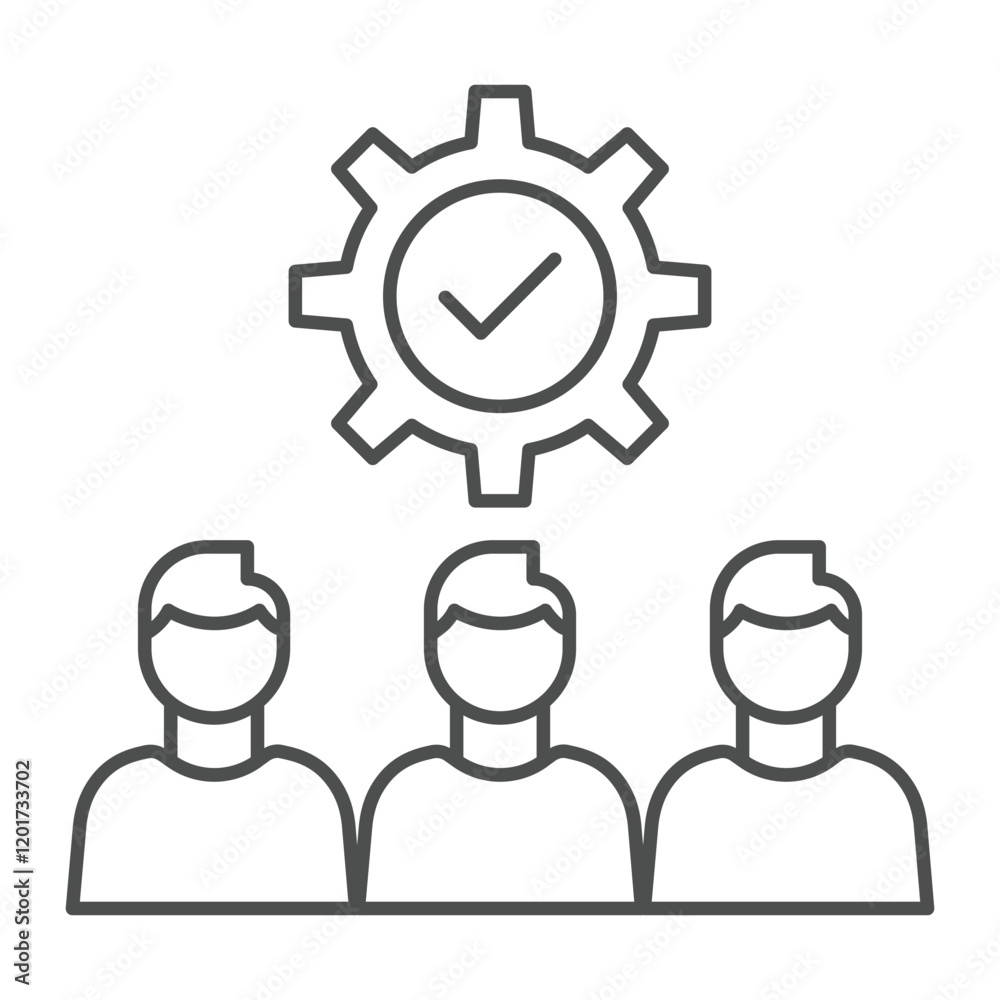 Team work thinline icon , vector, pixel perfect, illustrator file
Team work thinline icon , vector, pixel perfect, illustrator file