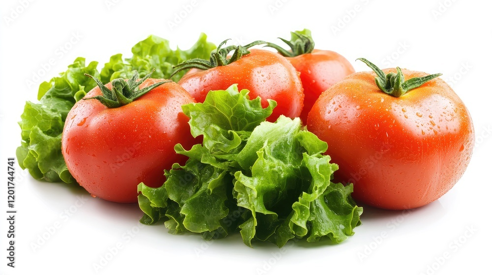 tomato and lettuce tomato and lettuce