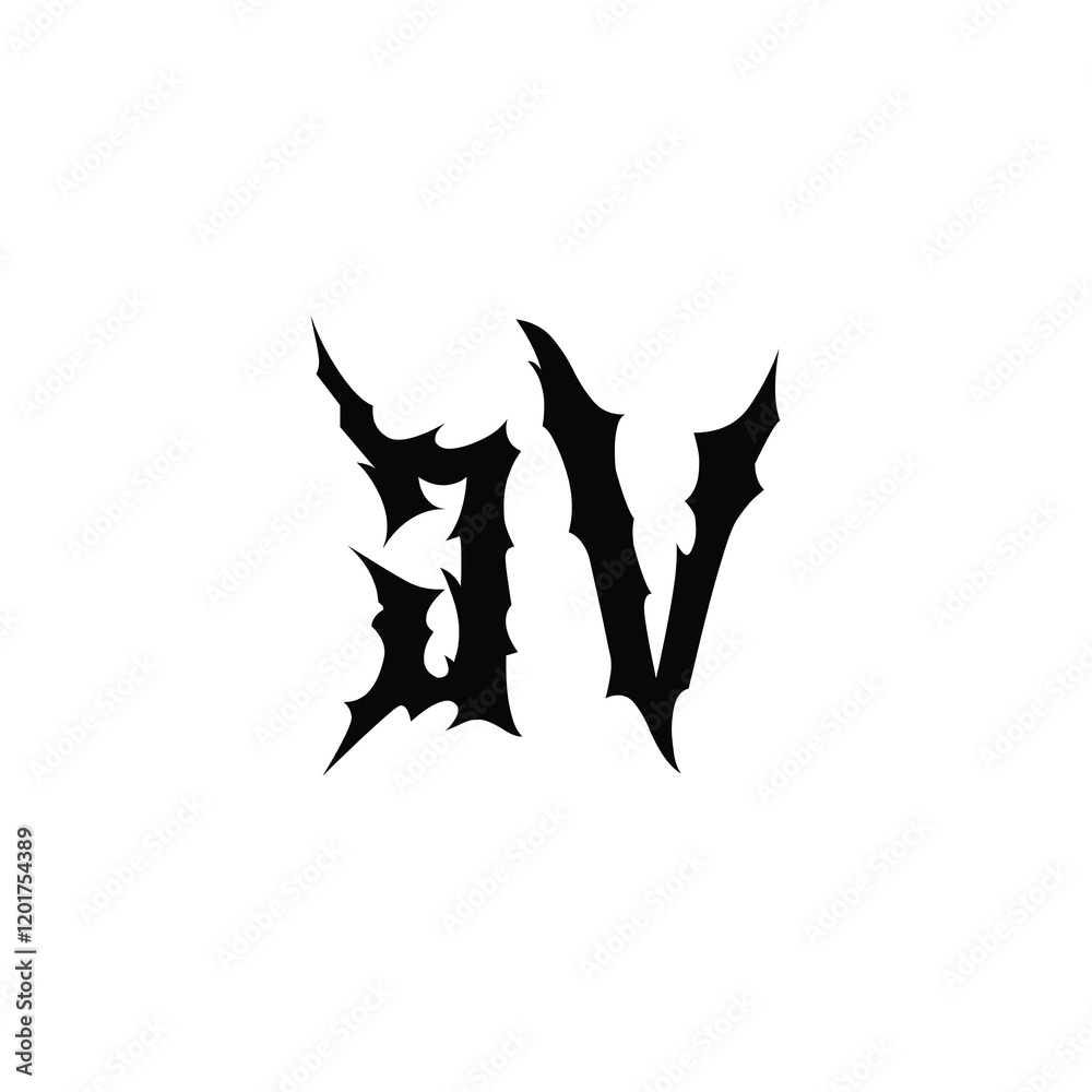 JV monogram logo design letter text name symbol monochrome logotype alphabet character simple logo JV monogram logo design letter text name symbol monochrome logotype alphabet character simple logo