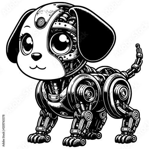 Futuristic Cyborg Animal Robot