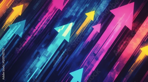 colorful arrows going up 