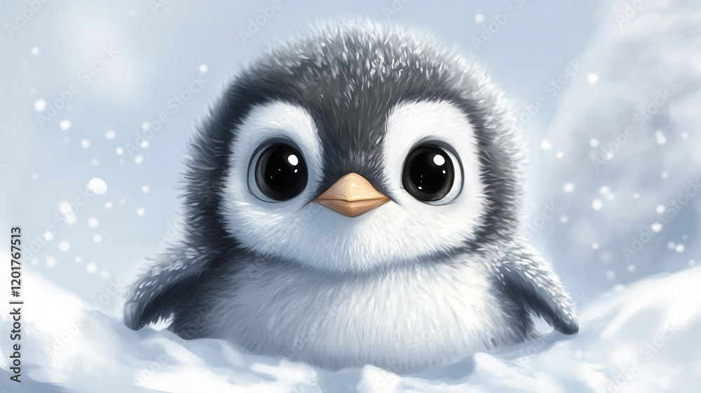 Penguin in Snow Penguin in Snow