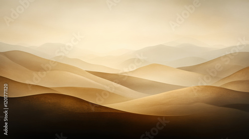 Fototapeta Naklejka Na Ścianę i Meble -  Desert Dunes Abstract Background