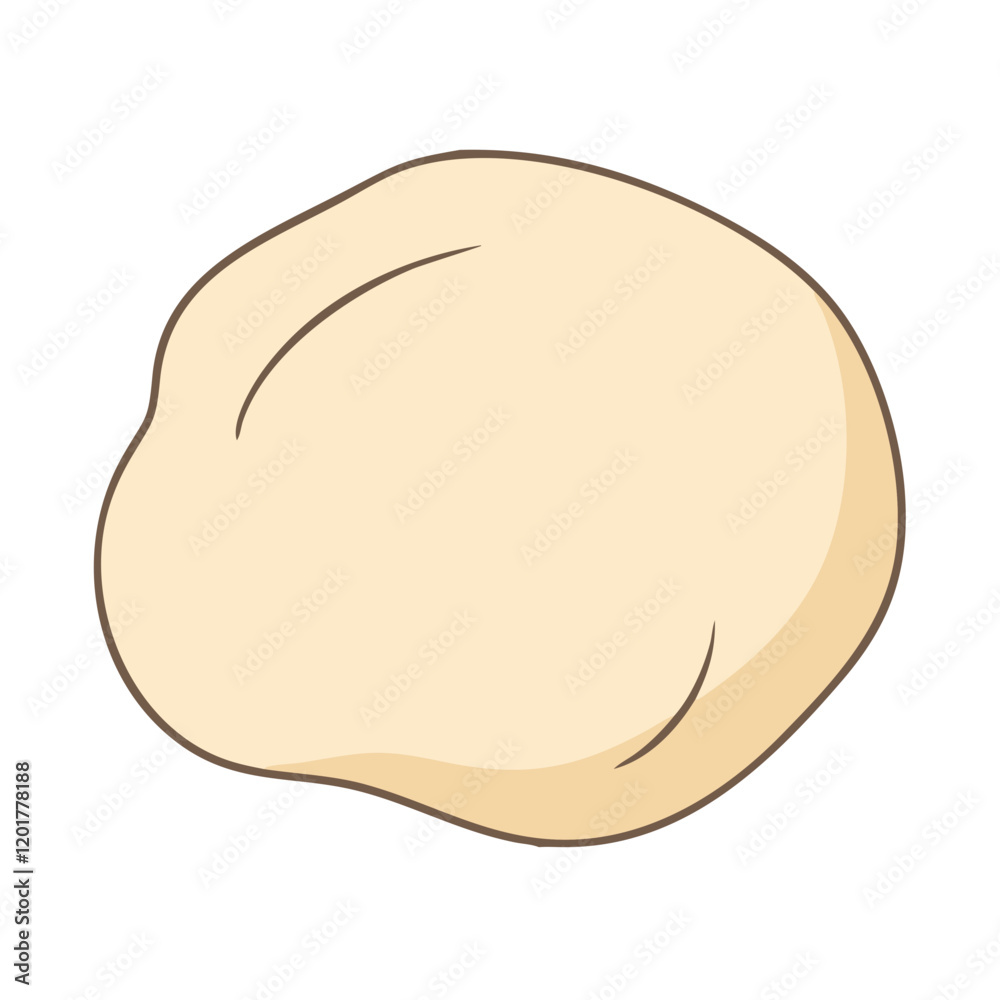 dough ball icon, dough ball vector illustration-simple illustration of dough ball, perfect for dough ball logos and icons