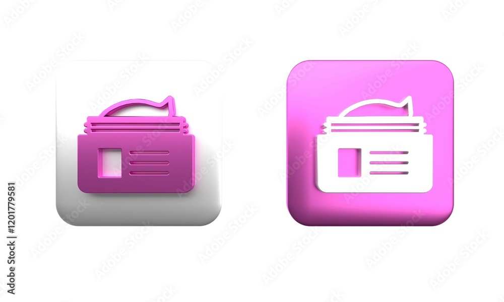 Colorful Ointment cream tube medicine icon isolated on white background. Tube, container, toothpaste, cream sign. Square button. 3D render illustration Colorful Ointment cream tube medicine icon isolated on white background. Tube, container, toothpaste, cream sign. Square button. 3D render illustration