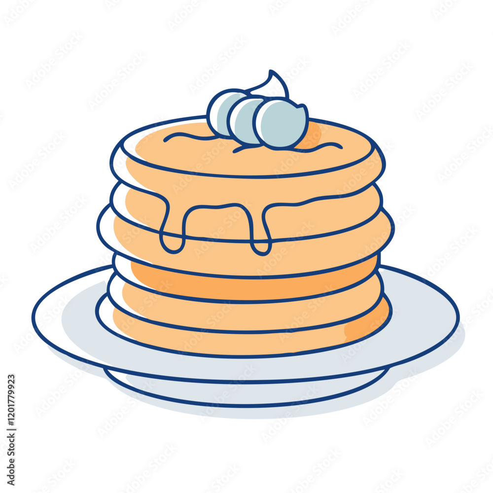 pancake stack icon, pancake stack vector illustration-simple illustration of pancake stack, perfect for pancake stack logos and icons pancake stack icon, pancake stack vector illustration-simple illustration of pancake stack, perfect for pancake stack logos and icons