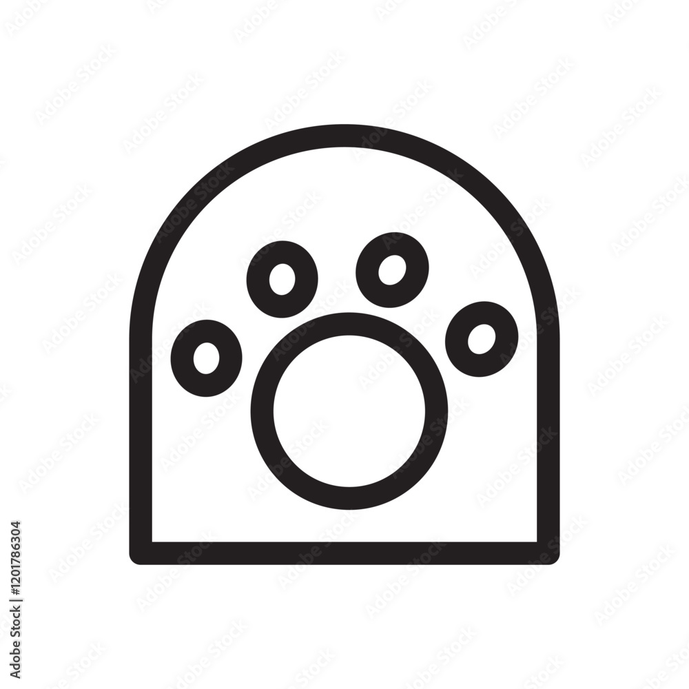 Cat paw icon representing the paw print, symbolizing playfulness or pet care. Perfect for pet-themed designs, apps, and branding. Clean, modern, and versatile vector design. Cat paw icon representing the paw print, symbolizing playfulness or pet care. Perfect for pet-themed designs, apps, and branding. Clean, modern, and versatile vector design.