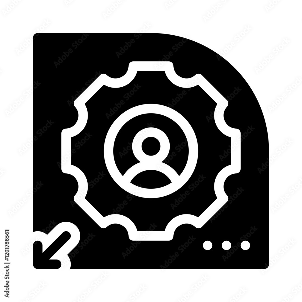 Icon Setting Admin With Style Glyph Icon Setting Admin With Style Glyph