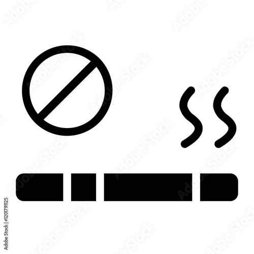 no cigarette icon glyph