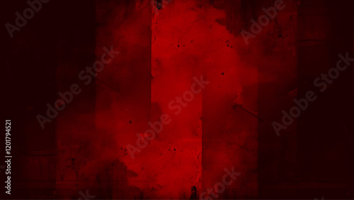 Abstract Rough Red Grunge Texture Design Background. Red grunge background. Black and red grunge texture. Horrible dark background red black