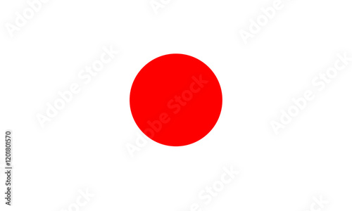 japan flag vector 