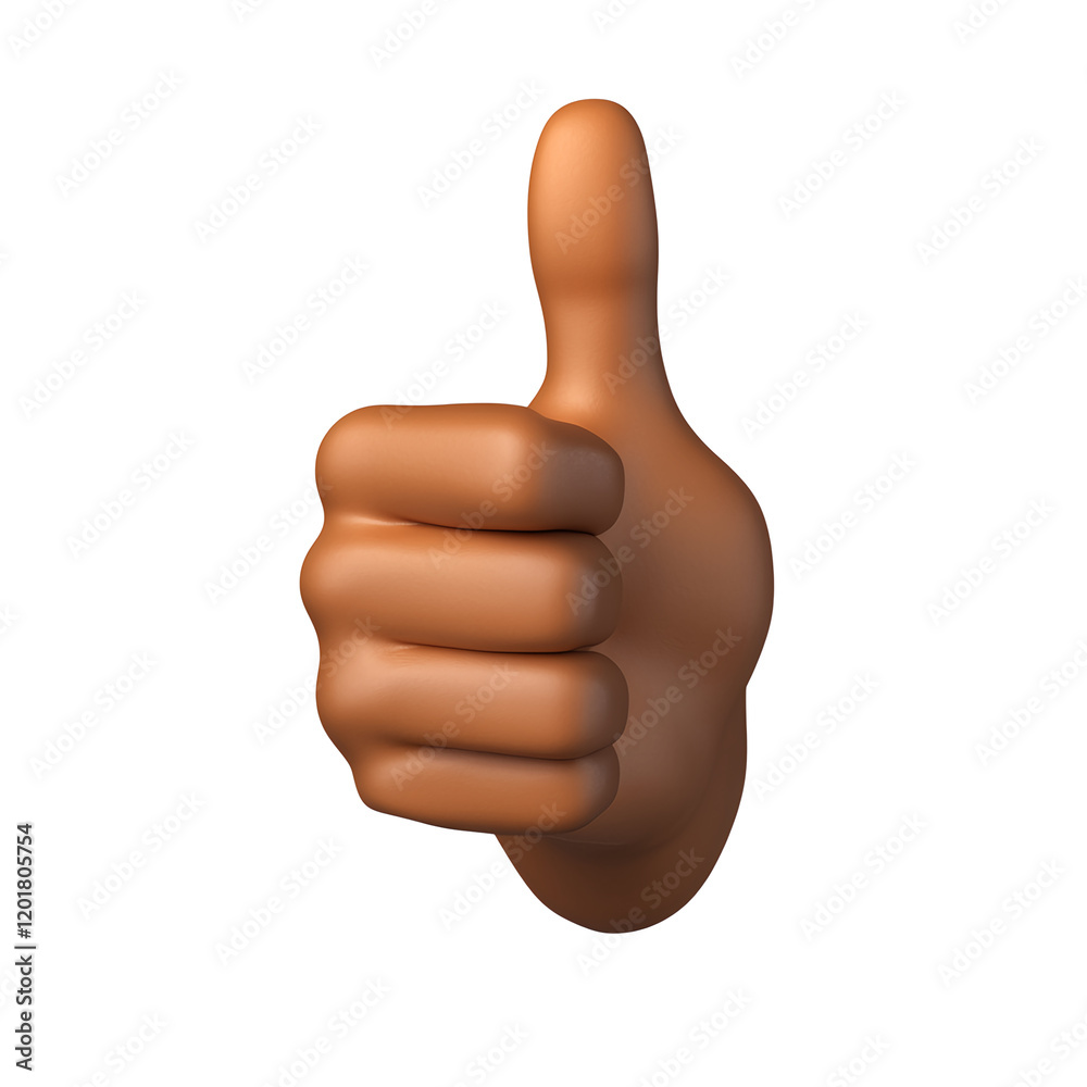 A 3D-rendered hand giving a thumbs up gesture, a symbol of approval and positivity. A 3D-rendered hand giving a thumbs up gesture, a symbol of approval and positivity.