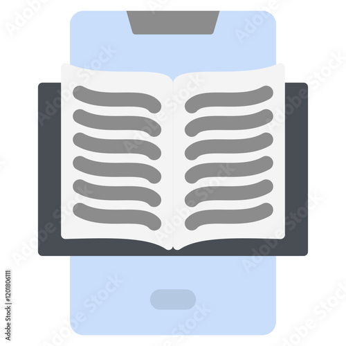 E book Flat Icon