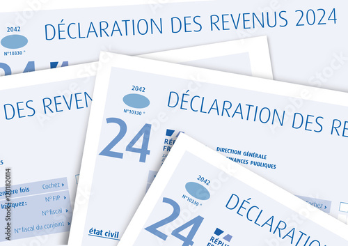 Impôts sur les revenus 2024 - Déclaration photo