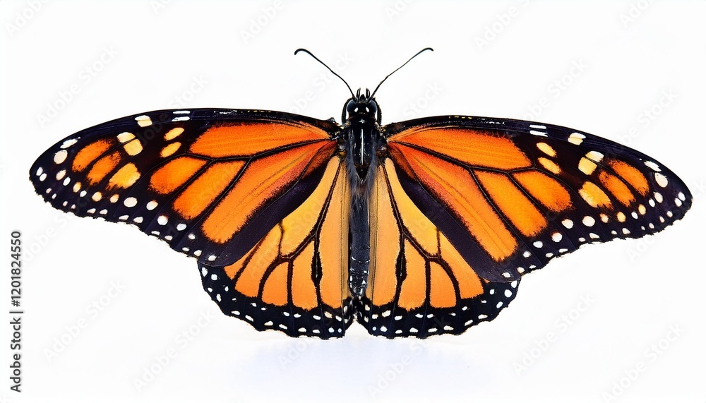 Fototapeta premium butterfly on a white background