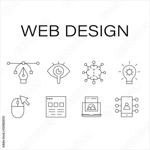 web development icon set
