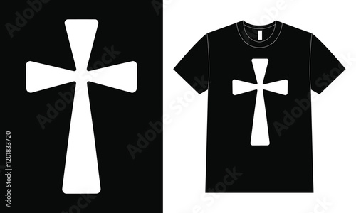 Christian cross Shirt design, Religious t shirt design.