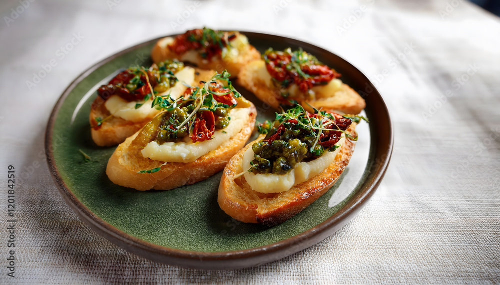 bruchetta, with, mus, avocado, dried, tomatoes, food, meal, meat, bread, vegetable, plate, tomato, cheese, chiabatta, canapés, canape, sprouted, dinner, appetizer, on, grey, background, cream, ad bruchetta, with, mus, avocado, dried, tomatoes, food, meal, meat, bread, vegetable, plate, tomato, cheese, chiabatta, canapés, canape, sprouted, dinner, appetizer, on, grey, background, cream, ad
