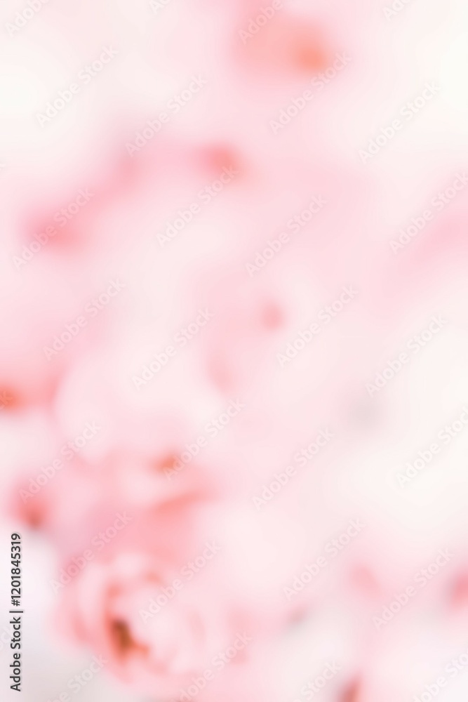 Fototapeta premium Delicate pink flowers , background with soft focus, Scene of tranquility and beauty