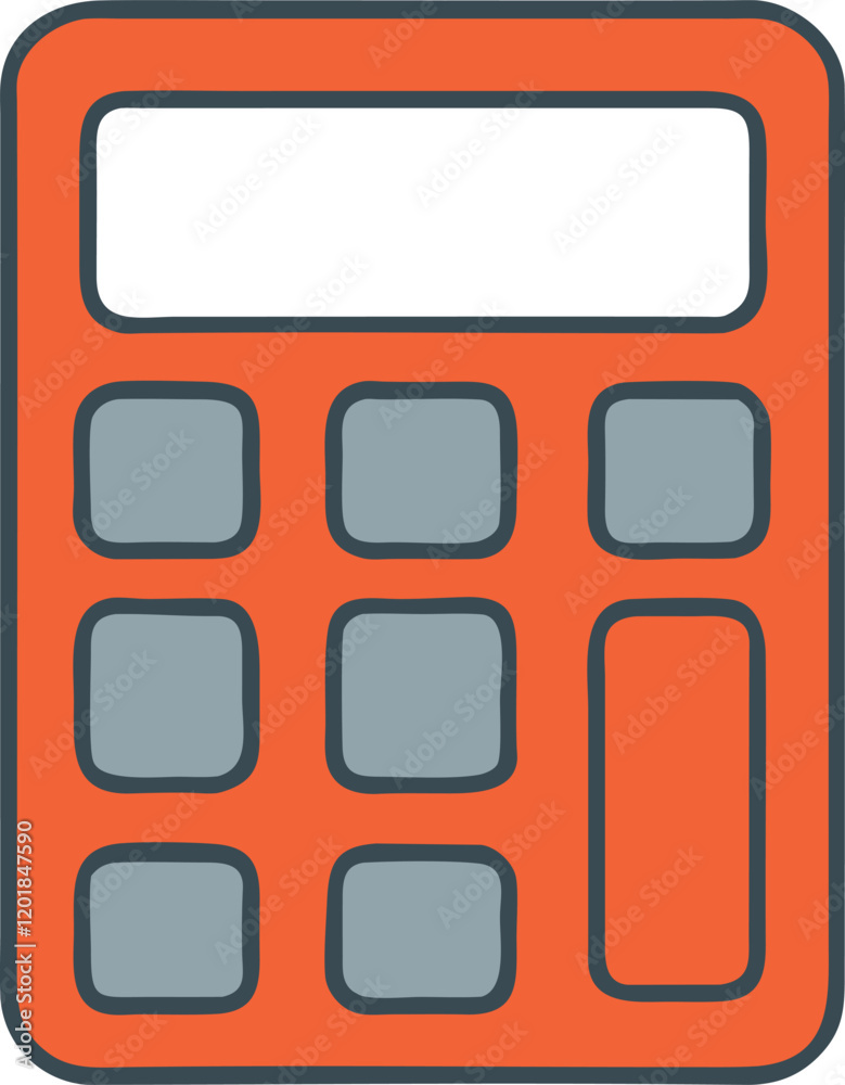 Calculator Tool Icon Symbolizing Financial Accuracy and Analysis, Ideal for Presentations Calculator Tool Icon Symbolizing Financial Accuracy and Analysis, Ideal for Presentations