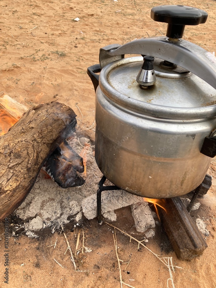kettle on the campfire kettle on the campfire