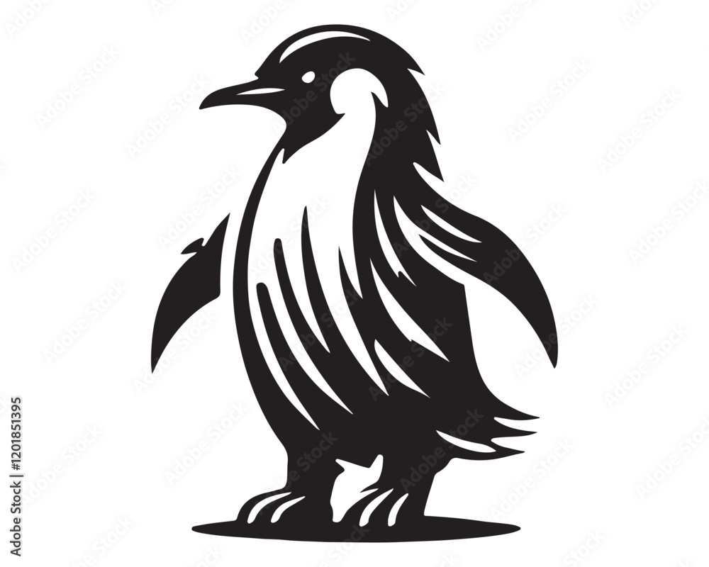 Naklejka premium Penguin 3.eps