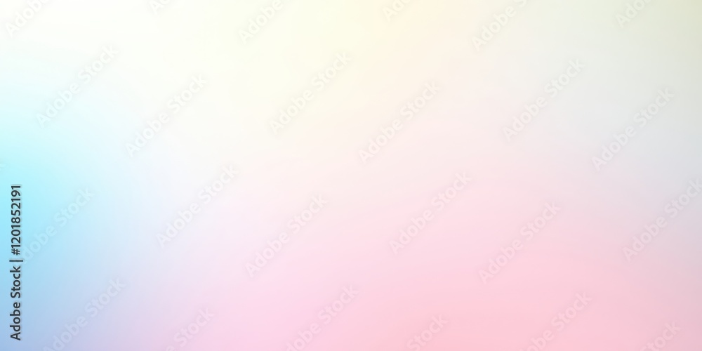 Obraz premium A Soft and Dreamy Abstract Blurred Background with Gradient Colors of Pastel Blue, Yellow, and Pink