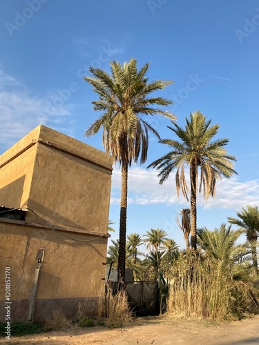 Qassim palm farms in the middle of Buraidah, Al-Sabbakh district, Saudi Arabia
 photo