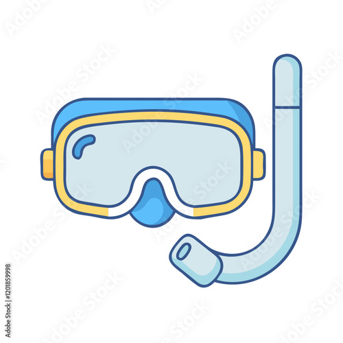 diving mask icon, diving mask vector illustration-simple illustration of diving mask, perfect for diving mask logos and icons