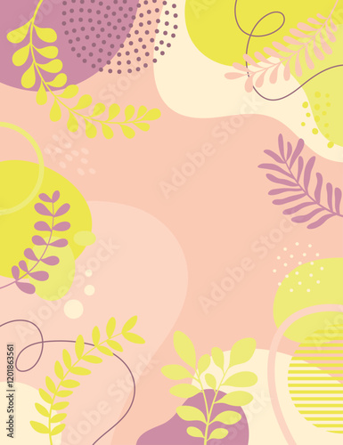 Colorful art background design. Template banner and cover for social media ad, template special promo new arrival sale.